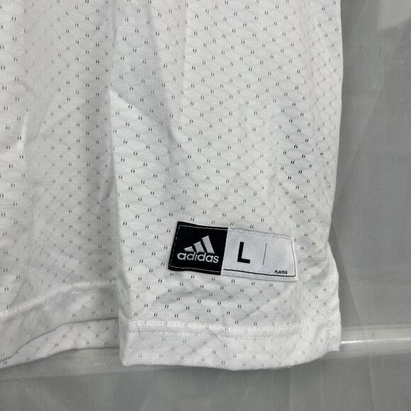 vintage Adidas white blank tennessee volunteers mesh jersey large - Picture 2 of 9